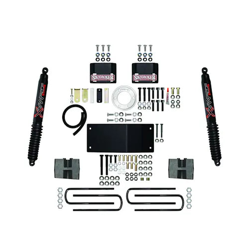 21C FORD F150 4WD 4.5 IN COMPONENT BOX BLACK MAX SHOCKS.
