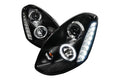 PROJECTOR HEADLIGHT BLACK HOUSING S