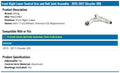 Moog Chevrolet Silverado 1500 Suspension Control Arm & Ball Joint Assembly - Left