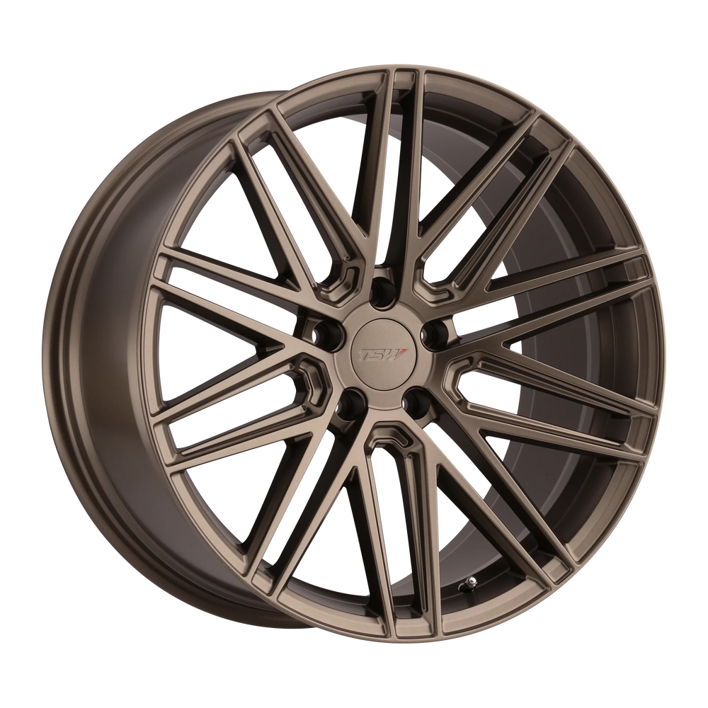 ~(26 lbs. 20X20X10)~ TSW PESCARA 18x8.5 5/112 ET32 CB66.56 BRONZE