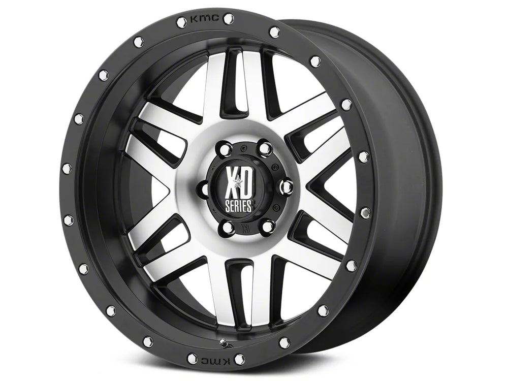 XD128 20X9 6X5.5 MACH BLK-RING 00MM
