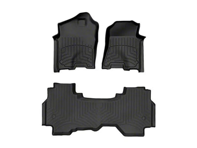 WeatherTech Black Front Rear FloorLiner HP Fits -20-24 Dodge RAM 441428-1-4IM