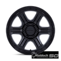 KM551 17X8.5 5X5.0 M-BLK GBLK-LP -1