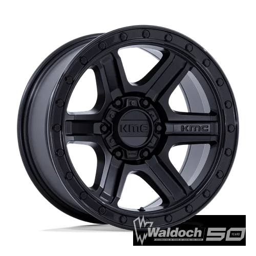 KM551 17X8.5 5X5.0 M-BLK GBLK-LP -1