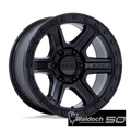 KM551 17X8.5 5X5.0 M-BLK GBLK-LP -1