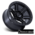 KM551 17X8.5 5X5.0 M-BLK GBLK-LP -1