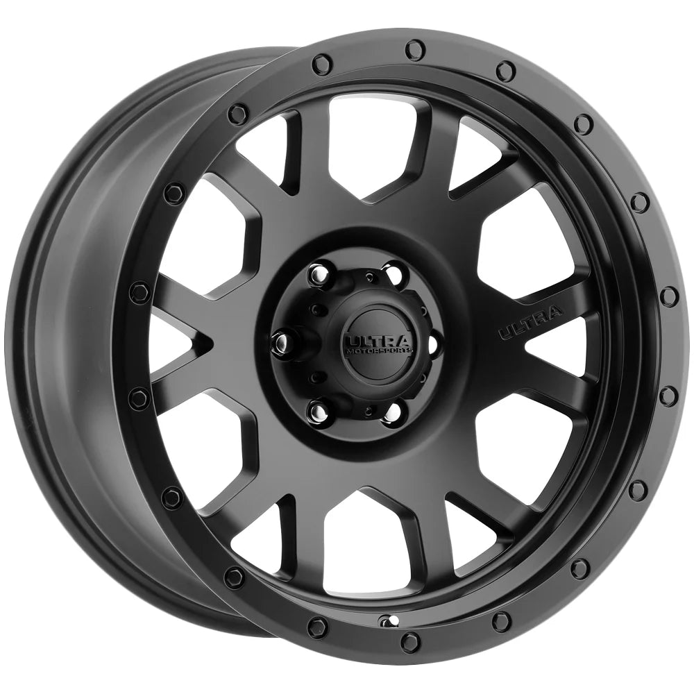 20X10 6-135 -19MM SATIN BLACK WITH