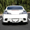 COUPE LED TAIL LIGHTS MATTE BLACK HOUSING CLEAR LENS WHITE LED BAR SEQUENTIAL TURN SIGNAL WITH BREATHING LIGHT EFFECT