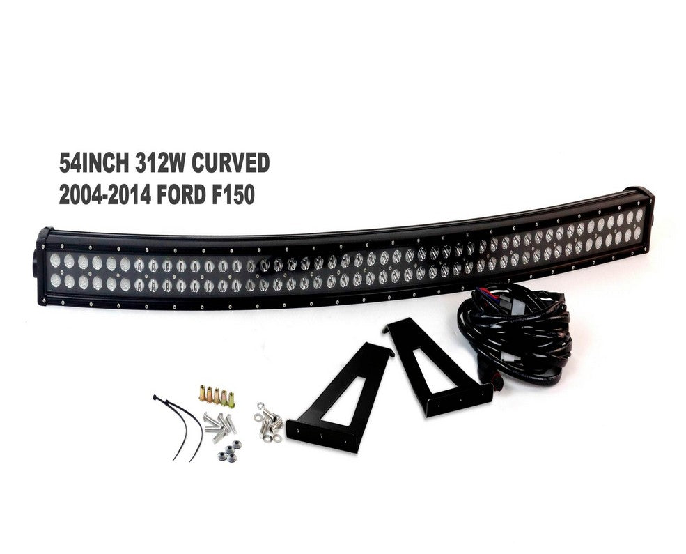 0414 FORD F150 (1) LED LIGHT BAR(1) VEHICLE SPECIFIC BRACKET