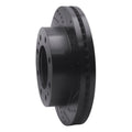 R1 01-25 Chevrolet AVALANCHE 2500 Front Right Drilled & Slotted Black Brake Rotor