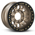 OUTLAW Cast Beadlock Wheel 8 LUG 17x9 8x6.5 (8x165.1) -38mm Offset 3.5 Backspace