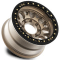 OUTLAW Cast Beadlock Wheel 8 LUG 17x9 8x6.5 (8x165.1) -38mm Offset 3.5 Backspace