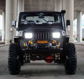 ~(19 lbs. 50X22X14)~ Generation II Front Fenders 1987 1995 YJ 3in flare