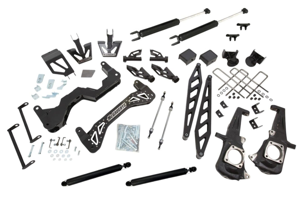 2011-17 GM 2500 3500 Truck 2WD 4WD 7 in Lift Kit Front Crossmember Billet Face Plate (RAW NO powder-coat with machined details) (1 plate)