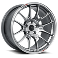 Enkei GTC02 17x8 4x100  42 Offset 66.5mm Bore Hyper Silver Wheel