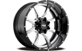 MO201 22X12 5X5.5 CHR BLK MILL LP -44MM