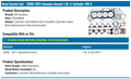 MAHLE Original Hyundai Accent 11-06 Head Set