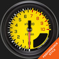 AUT CRS YLW 2 5/8IN TACHOMETER FS