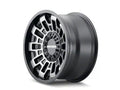 MAYHEM CORTEX 8113 MATTE BLACK W MACHINED DART TINT 17X9 5-127 5-139.7 -12MM 87.1MM