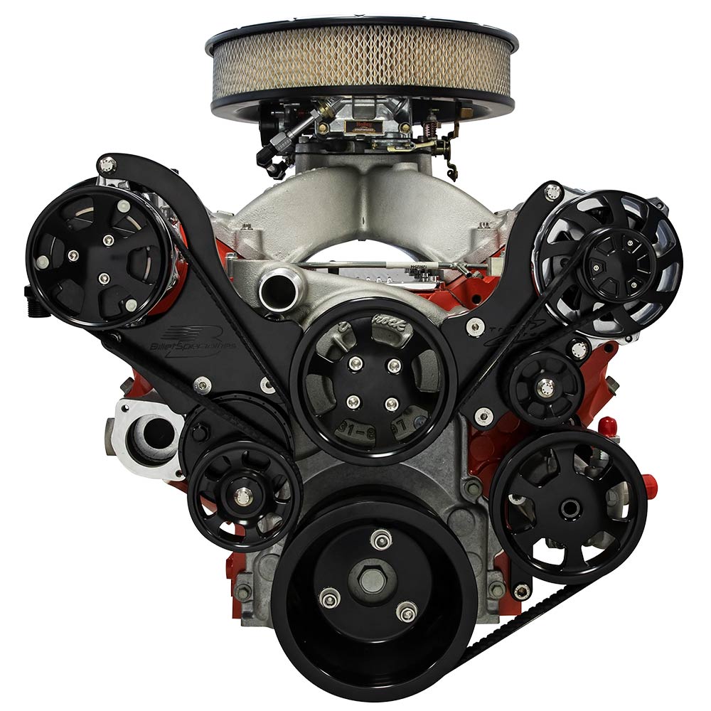 SERP SYS BLACK LS1/2/3/6 CHEVY TOP