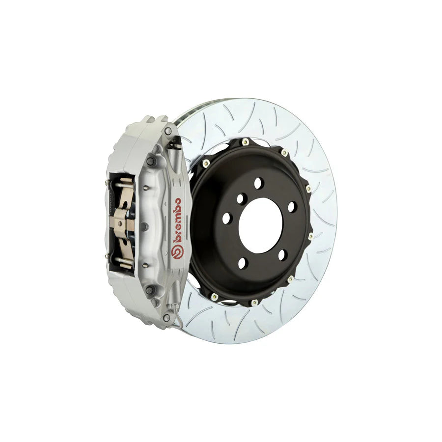 Brembo 06-12 S3 (8P) Front GT BBK 6 Piston Cast 380x34 2pc Rotor Slotted Type-3-Silver