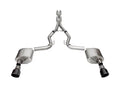 Corsa 24+ Ford Mustang GT Xtreme Cat-Back Ex. Sys. 3.0in Dual Rear Exit w/4.5in Black PVD Pro Tips