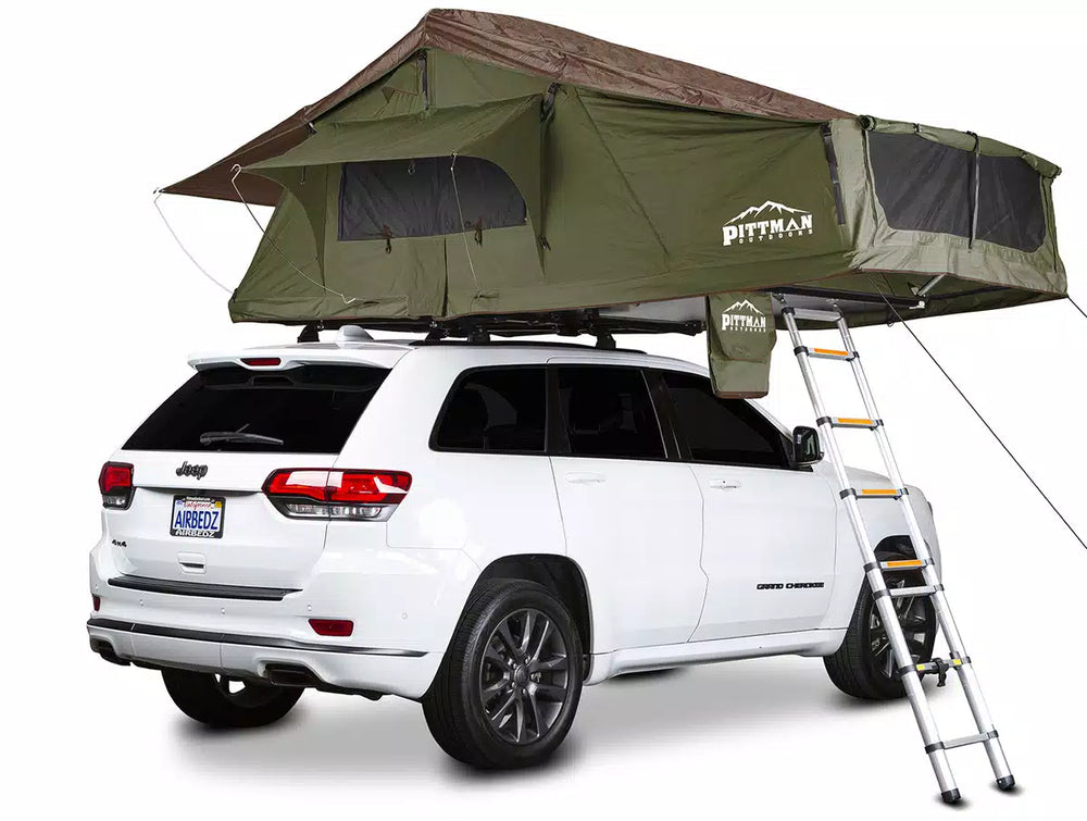 SOFTSHELL ROOFTOP TENT MAX1.9 GREEN/BLACK W/BLACK TRIM