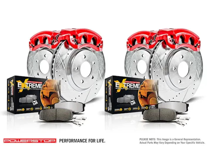 Power Stop 2007 Ford E-150 Z23 Evolution Kit w/ Calipers - Front and Rear
