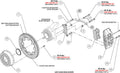 Wilwood Ford Mustang II Dynapro Front Brake Kit w/ 12.19in Slotted Rotor - Black