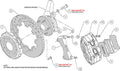 Wilwood Dynapro Radial Front Kit 12.19in 95-99 Mitsubishi Eclipse (*Line Kit Needed*)