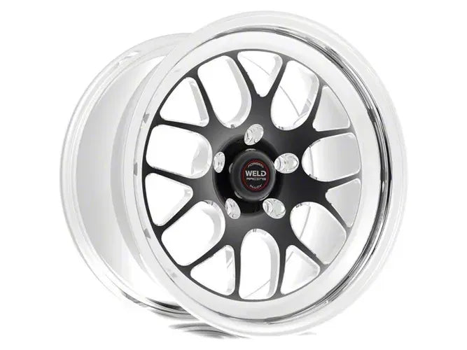 Weld S77 17x10.5 / 5x120mm BP / 7.7in. BS Black Wheel (High Pad) - Non-Beadlock