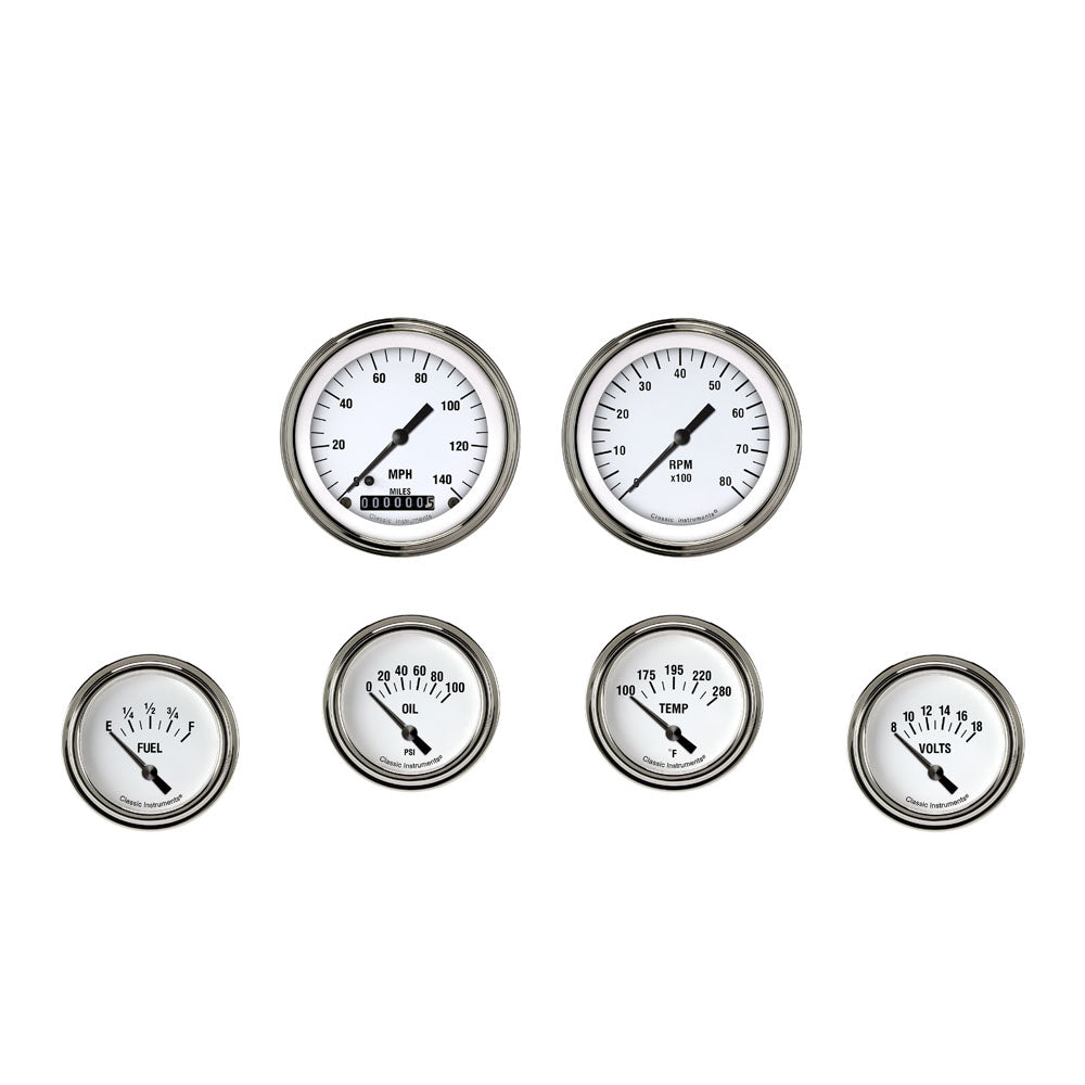 WHITE HOT SHORT SWEEP 6 GAUGE SET-GM