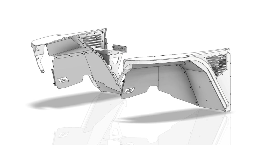 HIGH LINE INNER FENDER KIT FOR JEEP YJ