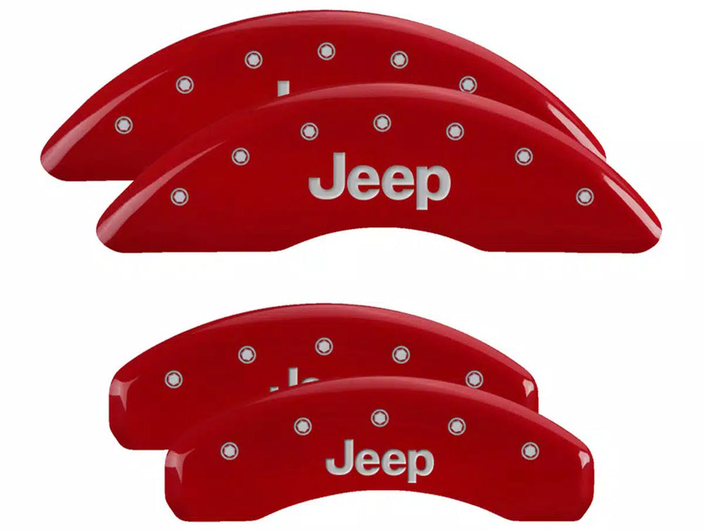 SET OF 4 CALIPER COVERS, ENGRAVED F