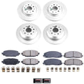 Power Stop 05-10 Honda Odyssey Front & Rear Z17 Evolution Geomet Coated Brake Kit