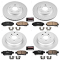 Power Stop 05-10 Honda Odyssey Front & Rear Z17 Evolution Geomet Coated Brake Kit