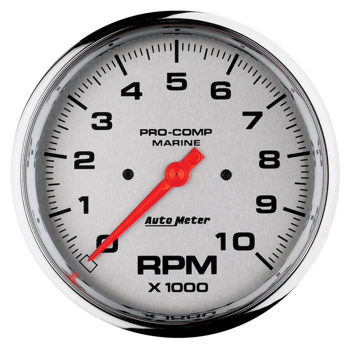 GAUGE TACHOMETER 5IN 10K RPM MARINE CHROME