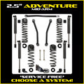 Rock Krawler 2018+ Jeep Wrangler JL2 2DR 2.5in Adventure System - Stage 1