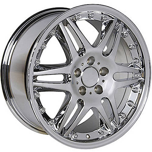 18 IN REPLICA WHEEL MB09 FITS MERCEDES BENZ C CLASS RIM 18X8.5 CHROME WHEEL