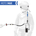 Rugged Radios MOTO MAX Comm Kit w/ HD OFFROAD Cables With Black RDH-X -Business Band Radio