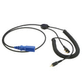 Rugged Radios MOTO MAX Comm Kit w/ HD OFFROAD Cables With Black RDH-X -Business Band Radio