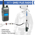 Rugged Radios MOTO MAX Comm Kit w/ HD OFFROAD Cables With Black RDH-X -Business Band Radio