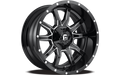 Fuel Wheels black auto part