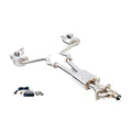 1517 MUSTANG ECOBOOST/GT TWIN 2.5IN SS CATBACK EXHAUST SYS W/ 3IN OVAL VAREX M