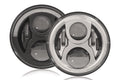 J.W. Speaker 12-24V DOT LED High Low Beam Headlight with Black Inner Bezel - Single Light 0554941