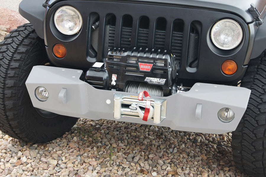 07-13 JK 2/4 Door Triumph Front Bumper Standard Winch Plate Unfinished