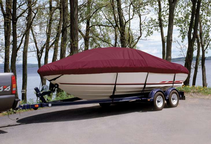 HOT SHOT BOAT COVERVHBR W/TOWER I/O 21FT5FT22FT4FTX102FTCRANBERRY