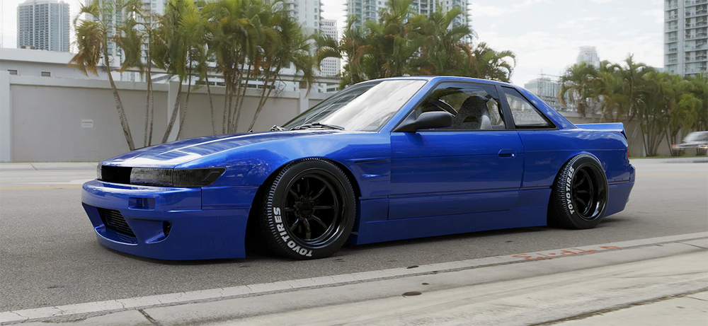 ROCKET BUNNY S13 COUPE F/S/R V1 KIT