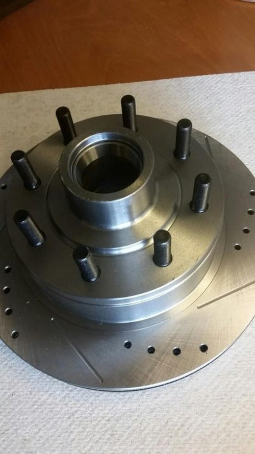 Power Stop 99-07 Ford E-350 Super Duty Front Drilled & Slotted Rotor - Pair