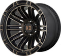 XD846 20X12 5X5.0 S-BLK DTCC -44MM